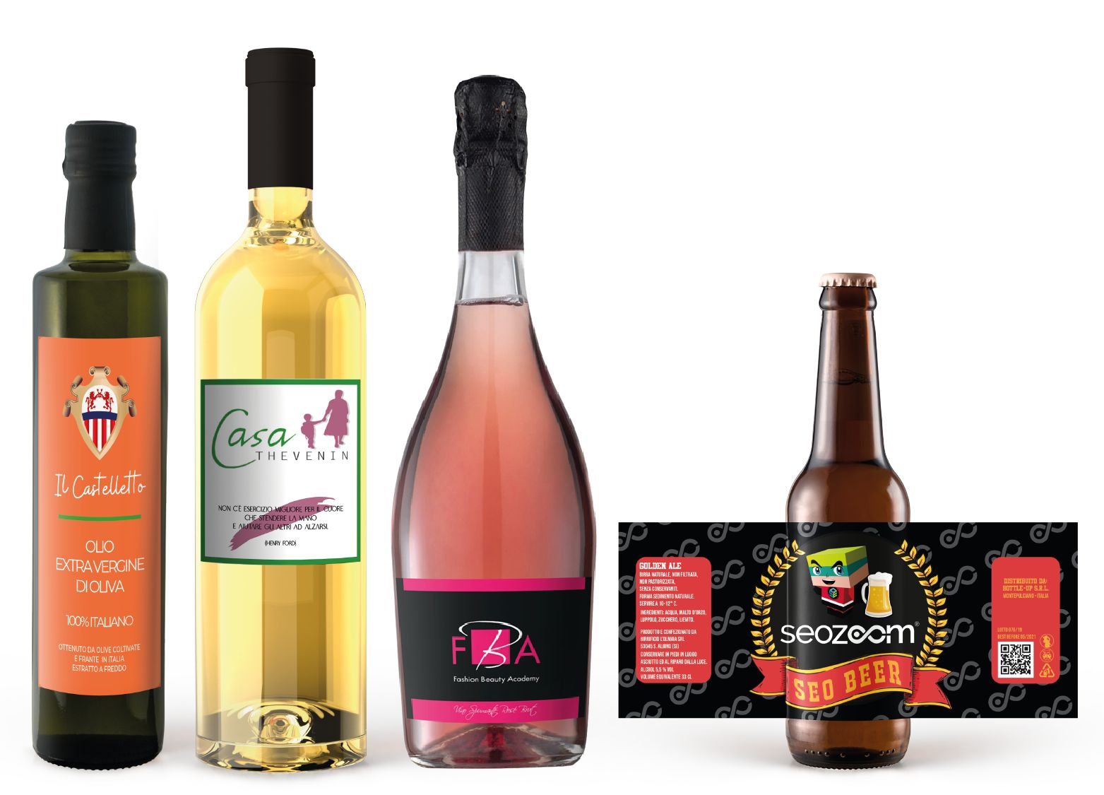 Bottiglie con etichette personalizzate come idea regalo per strenne natalizie aziendali bottiglie personalizzate idee regalo strenne natalizie aziendali