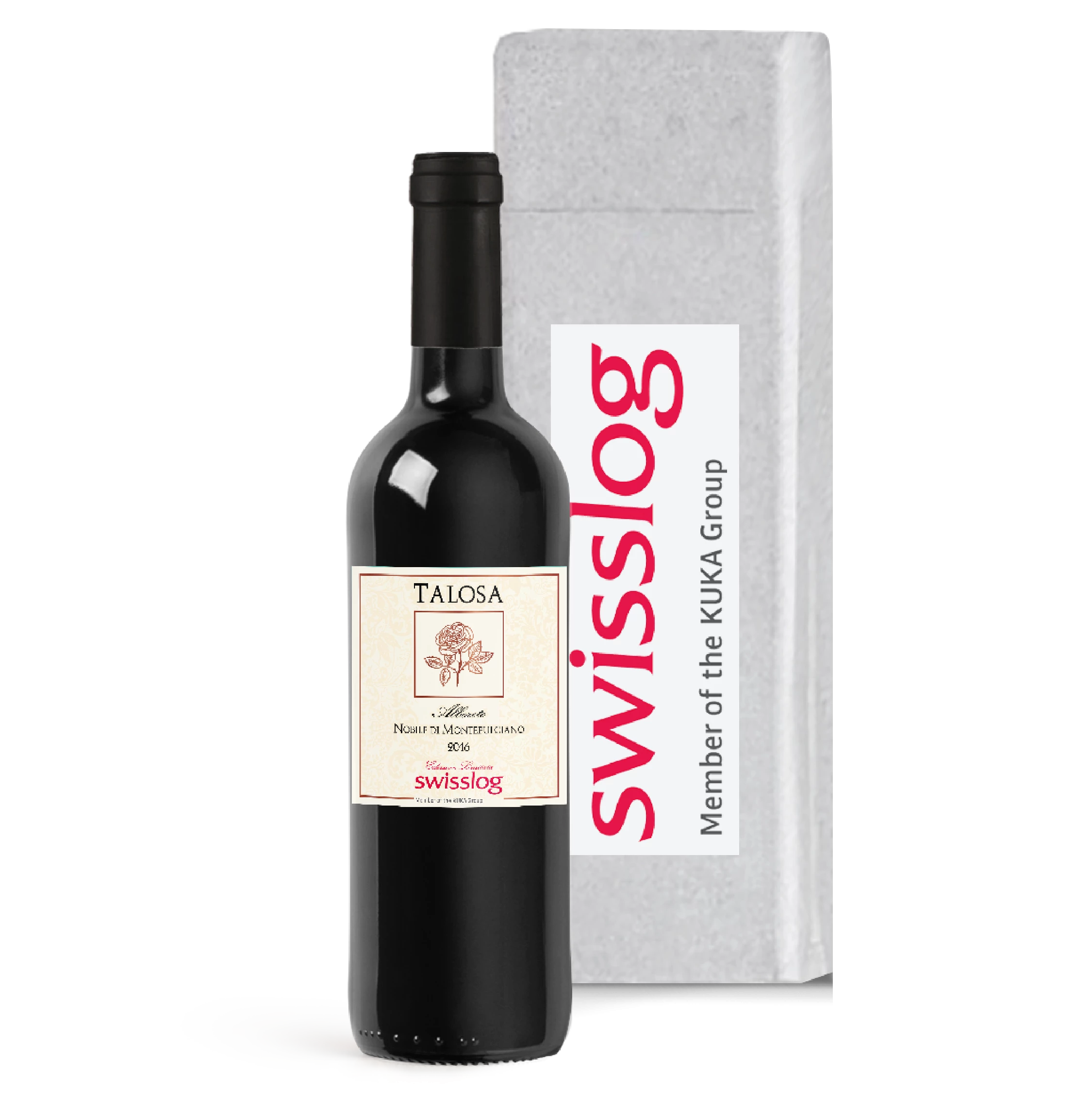 Bottiglia e box spedizione personalizzato per regali di Natale aziendali bottiglia box personalizzato