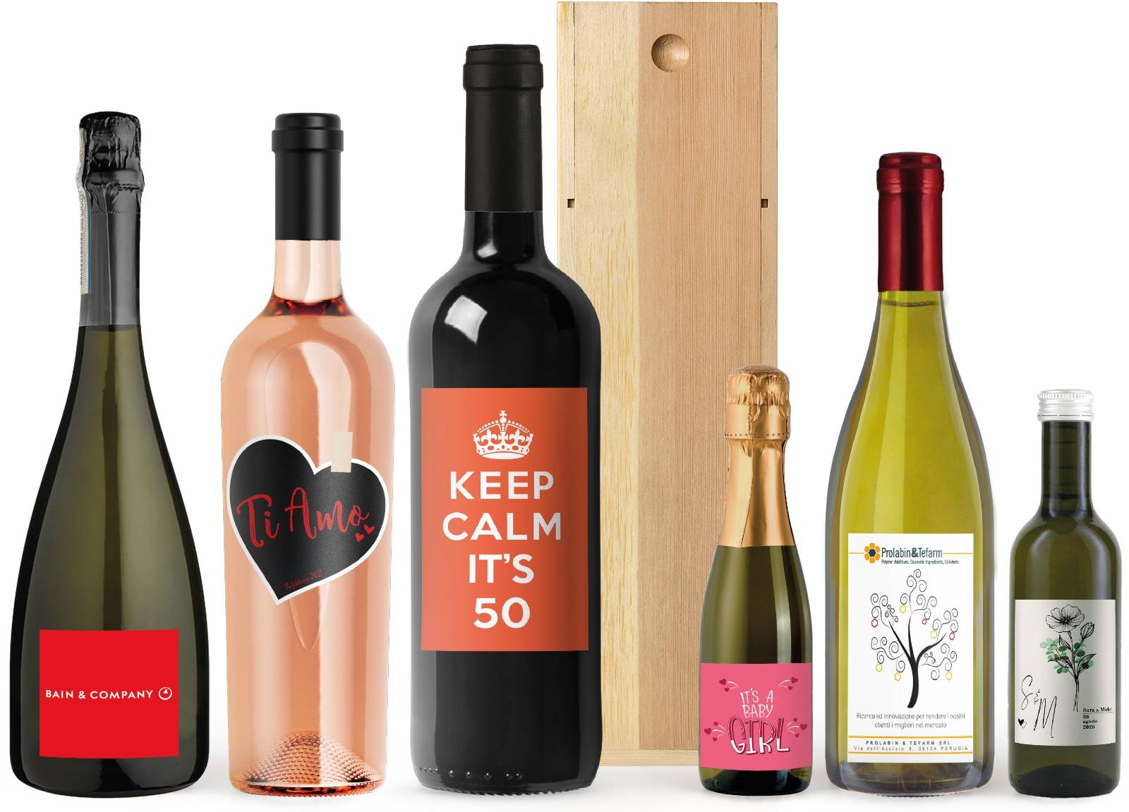 Bottiglie di vino personalizzato bottiglie vino personalizzato
