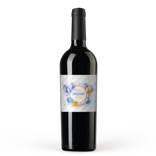 Bottiglia di vino personalizzata per compleanno bottiglia vino personalizzata compleanno