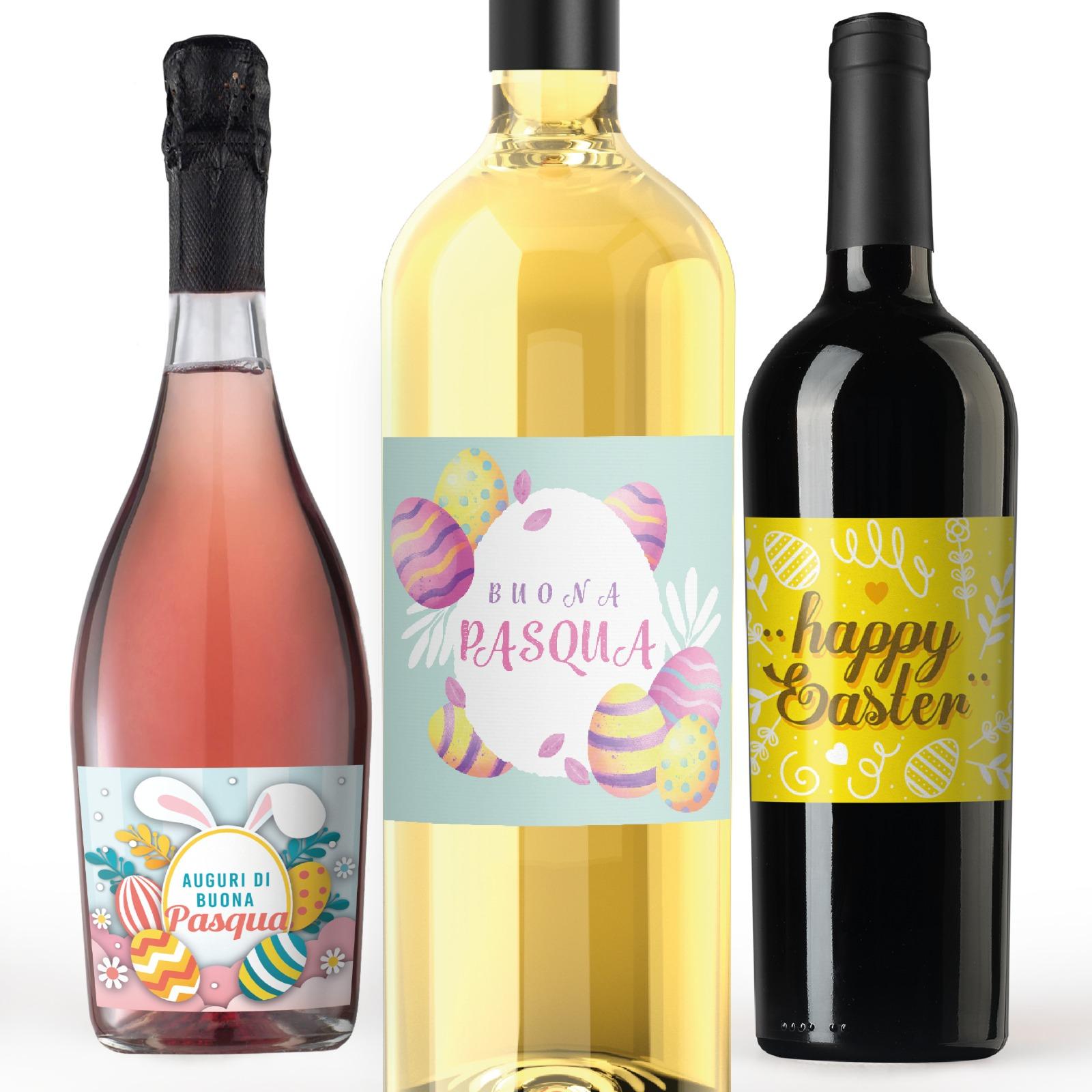 bottiglie personalizzate idee regalo per Pasqua bottiglie personalizzate Pasqua