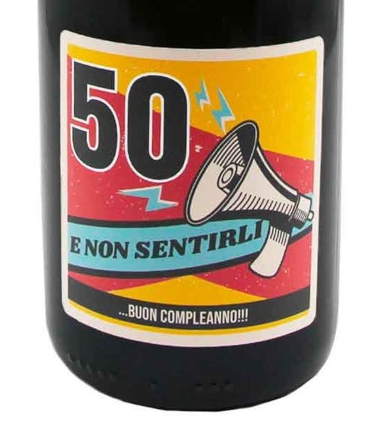 Bottiglia Prosecco personalizzato compleanno