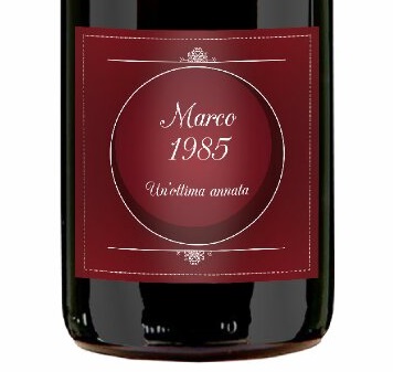 Bottiglia Champagne Personalizzato - idea regalo compleanno