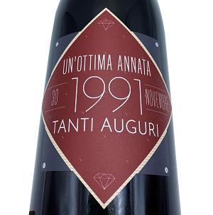 MAGNUM Vino Nobile di Montepulciano DOCG personalizzato per compleanno