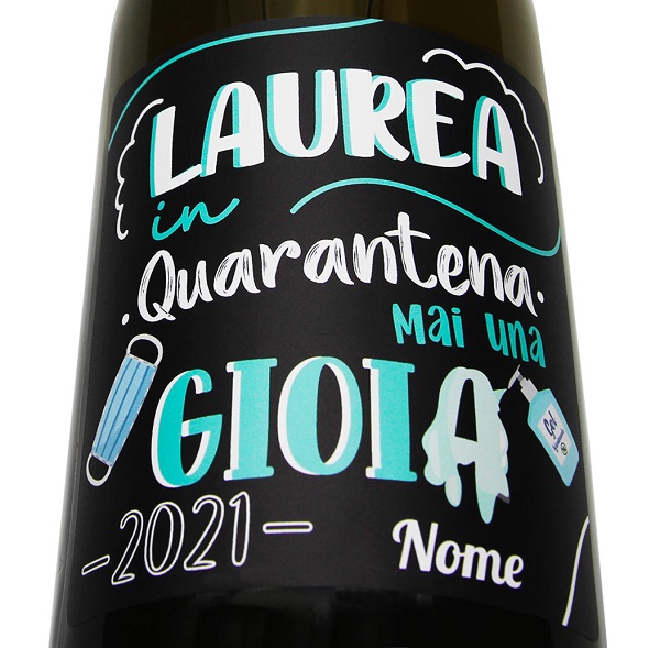 Laurea in quarantena mai una gioia – birra personalizzata