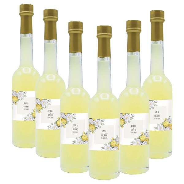 Mini bottiglie di liquore per bomboniere di matrimonio