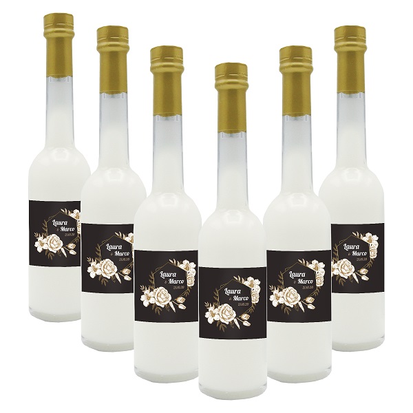 Mini bottiglie di liquore per bomboniere di matrimonio