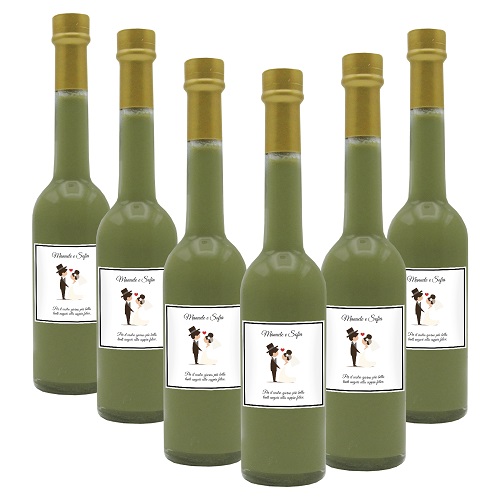 Mini bottiglie di liquore per bomboniere di matrimonio