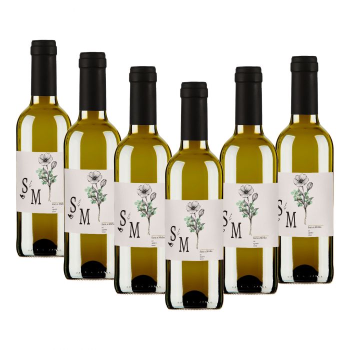120 Bottiglie vino Soave DOC personalizzato per matrimonio