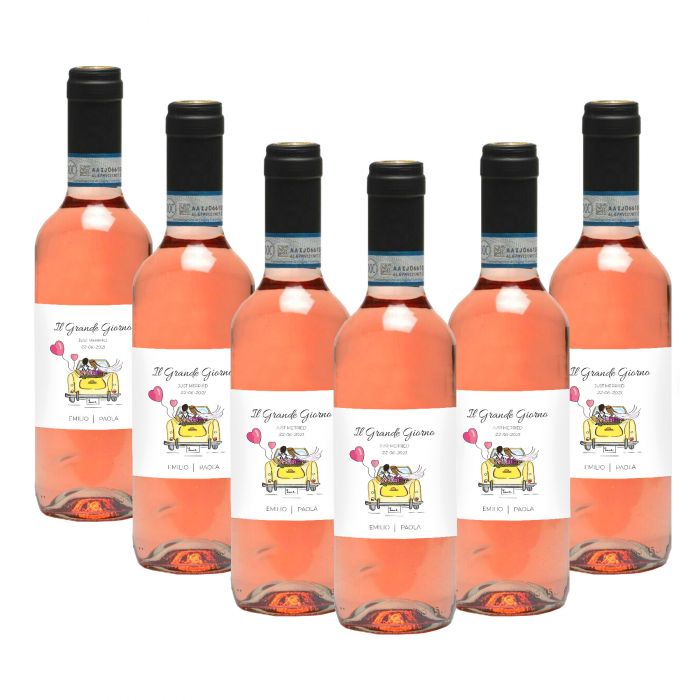 150 Bottles Personalized Wine Wedding Favors
