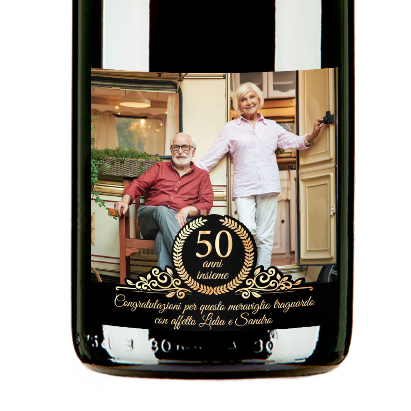 Adesivo Prestazione Orgogliosa 50 Per Matrimonio D'oro Ad - Foto 8