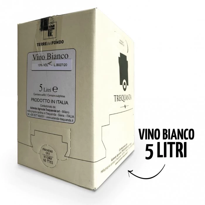 Bag in Box 5 lt. - Vino Bianco - Trequanda