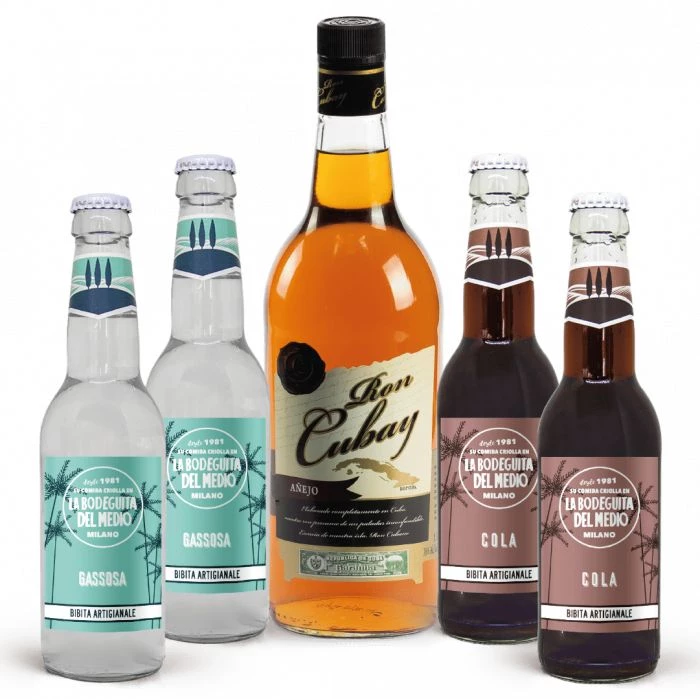 Ron Cubay Añejo, Cola, Gassosa