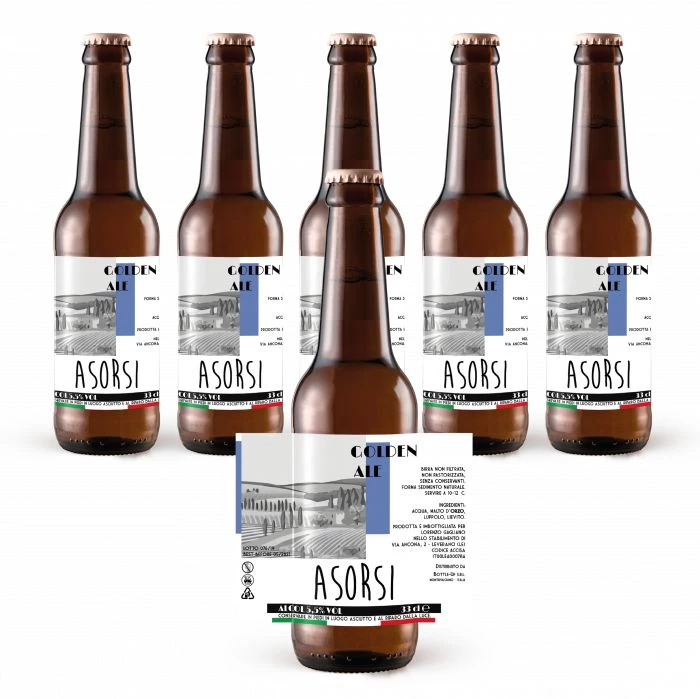 ASORSI - 6 Golden Ale - Birra Artigianale Chiara
