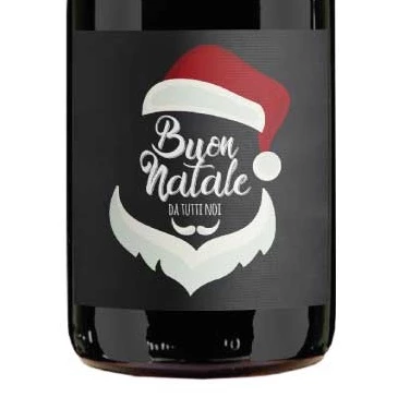 Prosecco Extra Dry - Personalized bottle for Christmas greetings