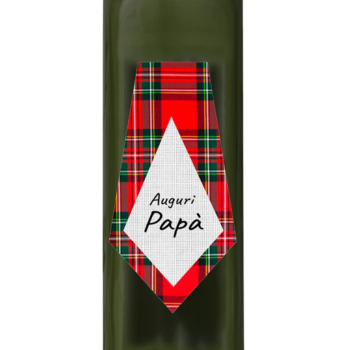 Bottiglia personalizzata - Regalo per la festa del papà