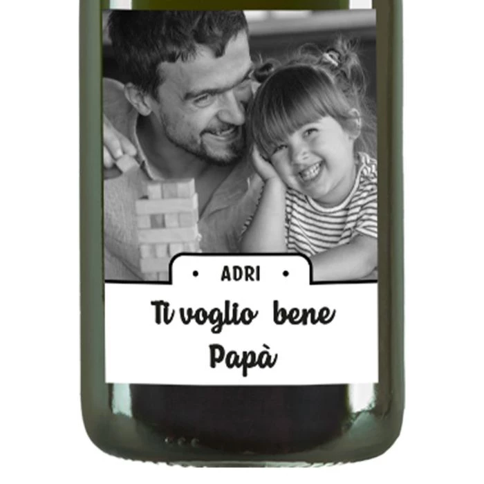 Spumante Dolce - Personalized bottle for father's day