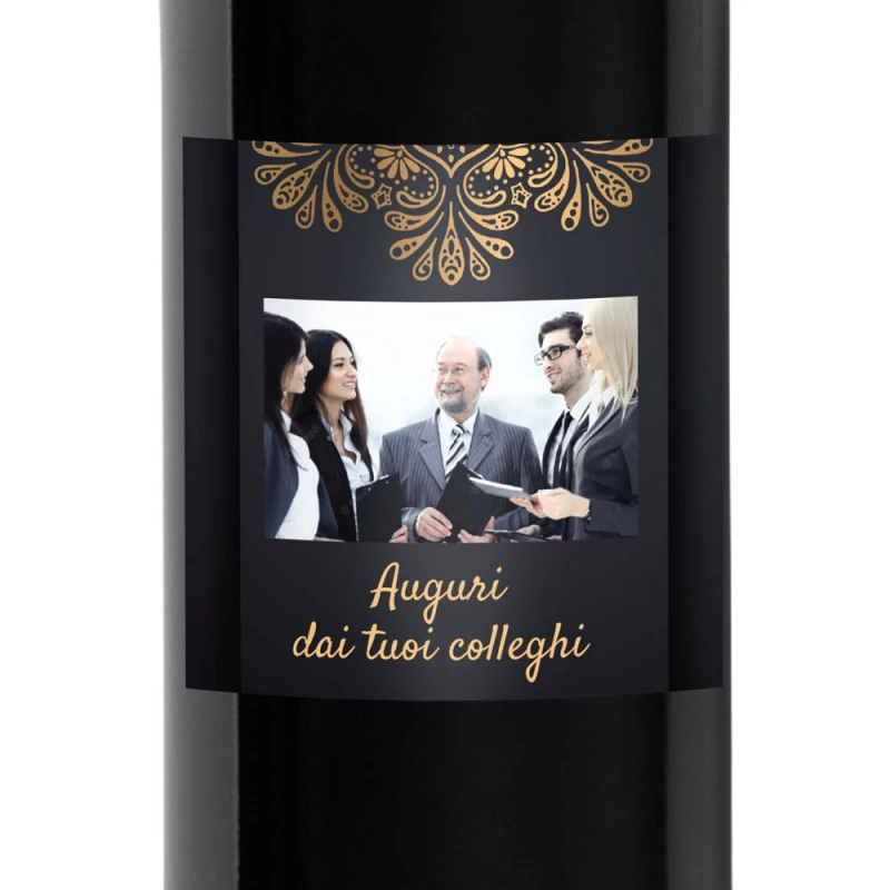 Bottiglia di vino Personalizzata Pensionamento – Creative Salad