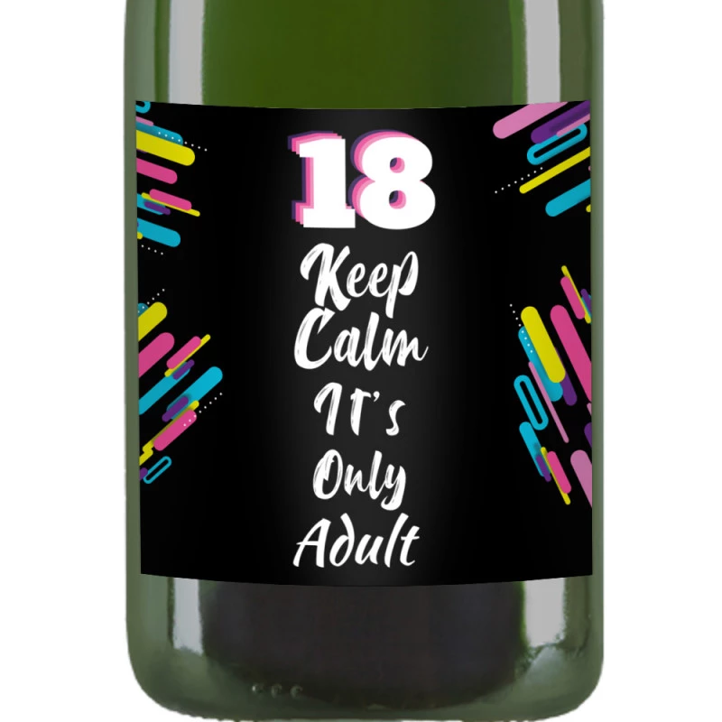 Champagne Personalizzato - idea regalo compleanno 18 anni