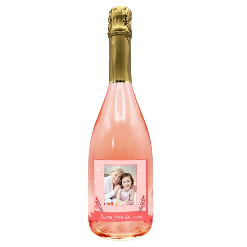 Bottiglia di Amaro personalizzata con cassetta regalo- Idea Regalo Nonna  per Festa dei Nonni