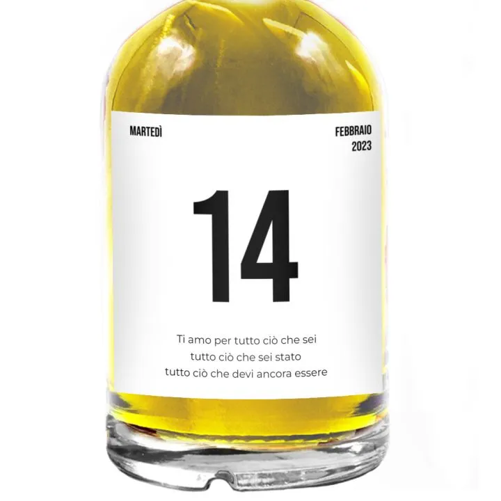 etichetta personalizzata per San Valentino