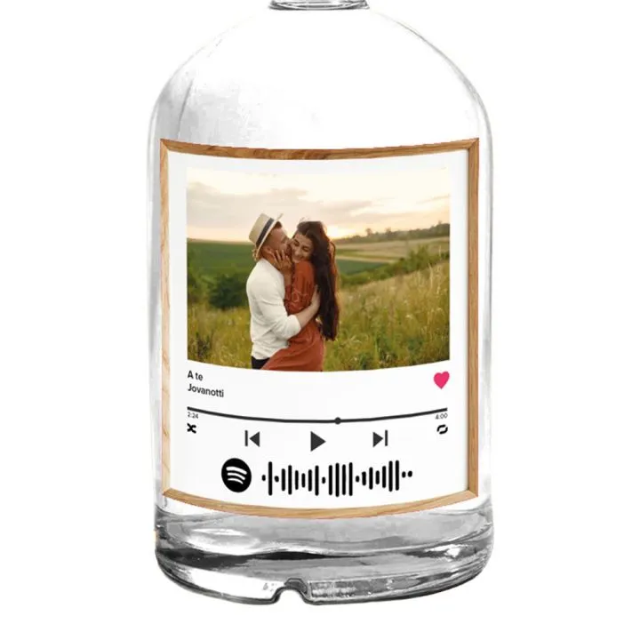 Gin personalizzato - La tua canzone per San Valentino