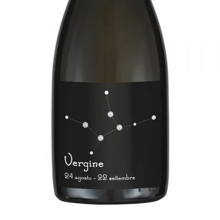 VERGINE - Prosecco personalizzato - Idea regalo compleanno