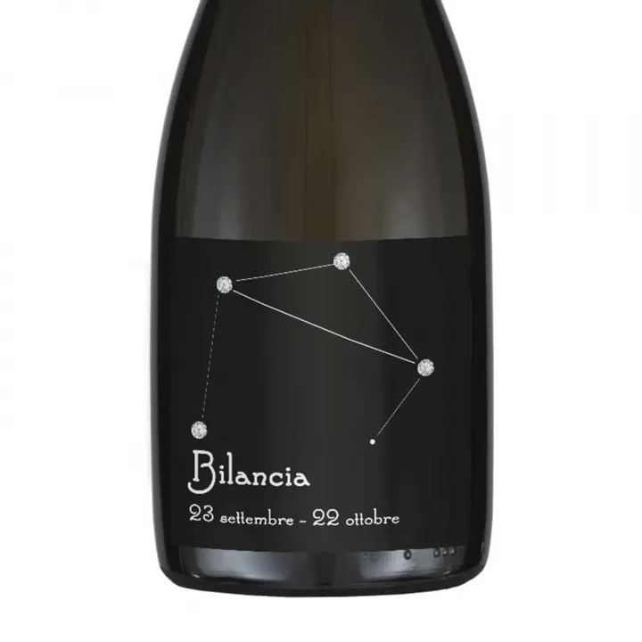 BILANCIA - Prosecco personalizzato - Idea regalo compleanno