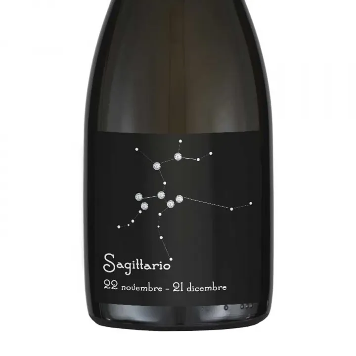SAGITTARIO - Prosecco personalizzato - Idea regalo compleanno
