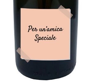 Message In a Bottle - Idea Regalo bottiglia personalizzata di Nero d'Avola DOC 0.75 lt.