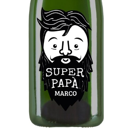Champagne Personalizzato - Bottiglia Personalizzata Idea regalo per Papà