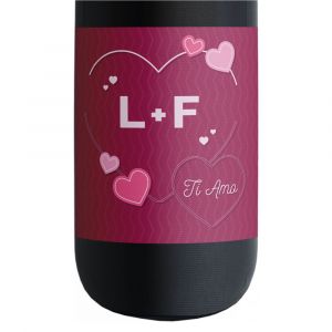 Lambrusco dolce - Bottiglia personalizzata per San Valentino