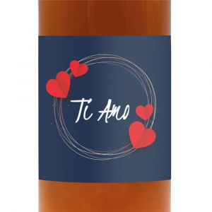 Vino Rosé - Bottiglia personalizzata per San Valentino