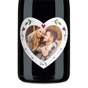 Bottiglia di Prosecco personalizzato - idea regalo per San Valentino
